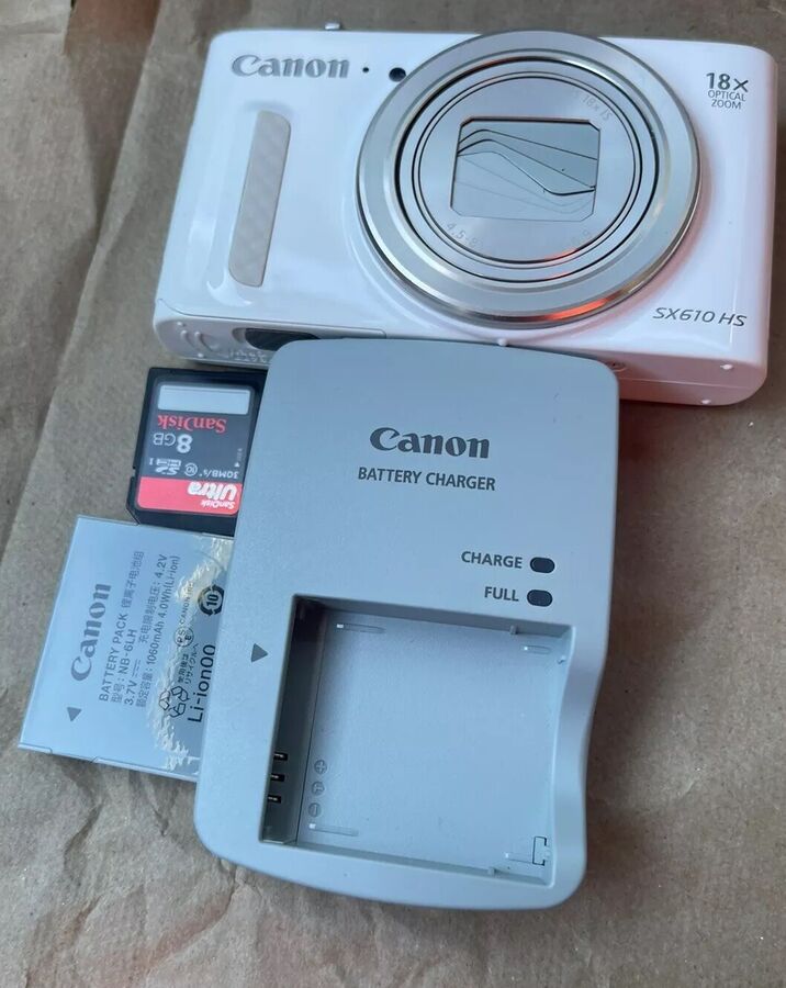 Canon PowerShot SX610 HS 20.2MP Digital Camera WiFi 18x Zoom Full HD See Photos