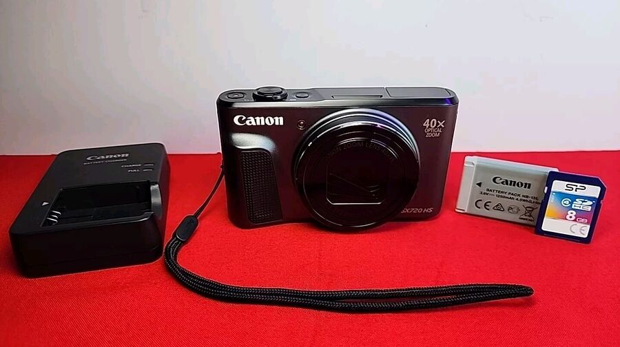 Brand New Ob - Canon PowerShot SX720 HS Digital Camera 20.3MP 40x Zoom W/ 8gb