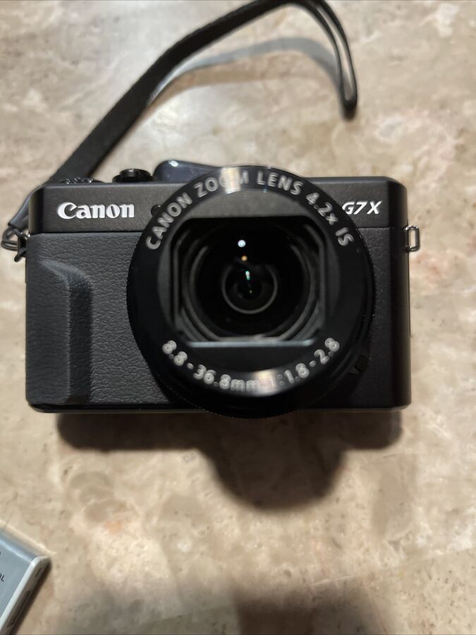 Canon PowerShot G7 X Mark II 20.1MP Compact Camera - Black Clean 128GB