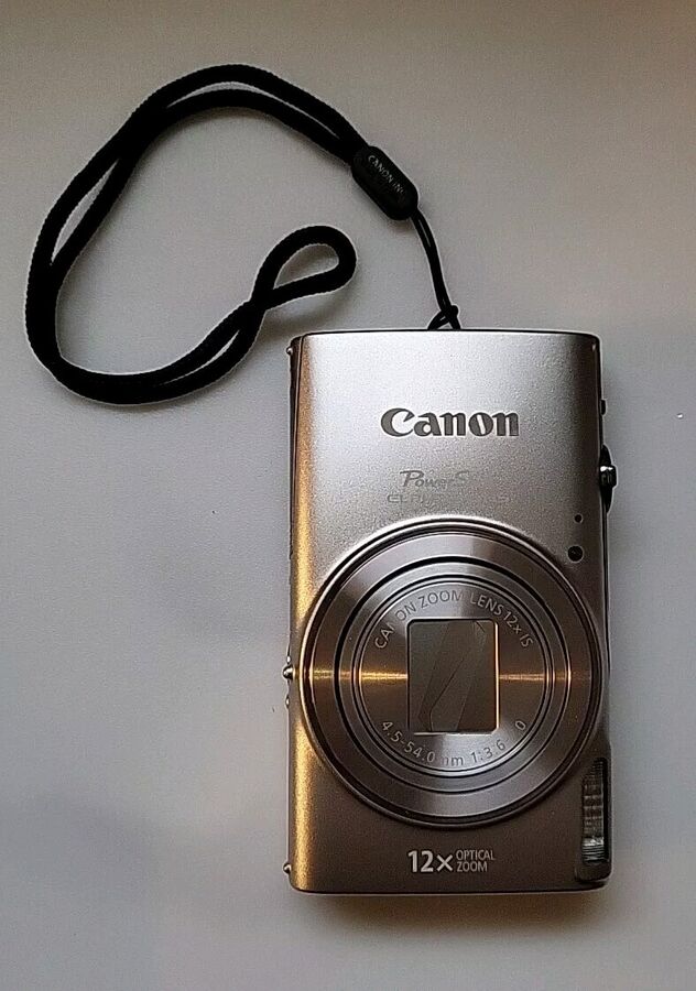 Canon PowerShot ELPH 360 HS 12x MP Digital Camera - Silver