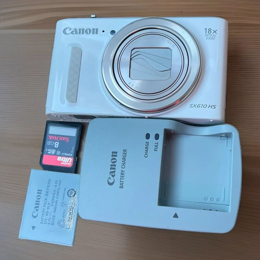 Canon PowerShot SX610 HS 20.2MP Digital Camera WiFi 18x Zoom Full HD See Photos